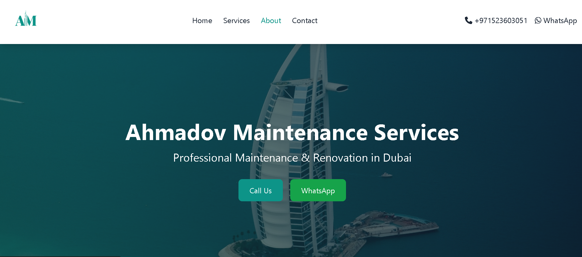 Maintenance Company Website